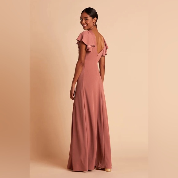 Birdy Grey HANNAH DRESS CREPE DESERT ROSE SMALL NEW NWT BRIDESMAID WEDDING - Picture 2 of 5